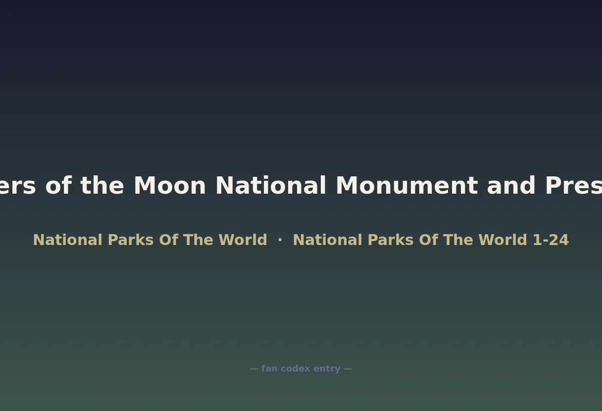 Craters of the Moon National Monument and Preserve