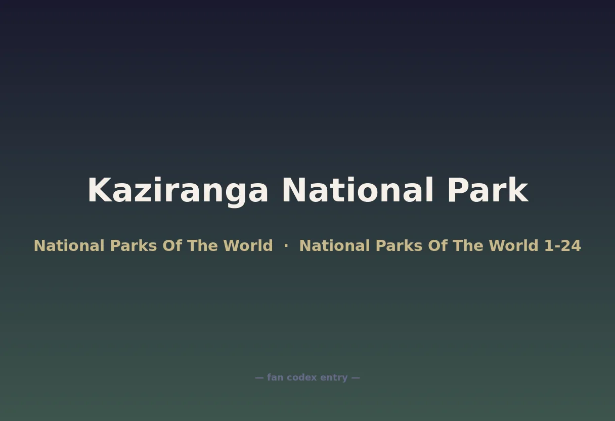 Kaziranga National Park
