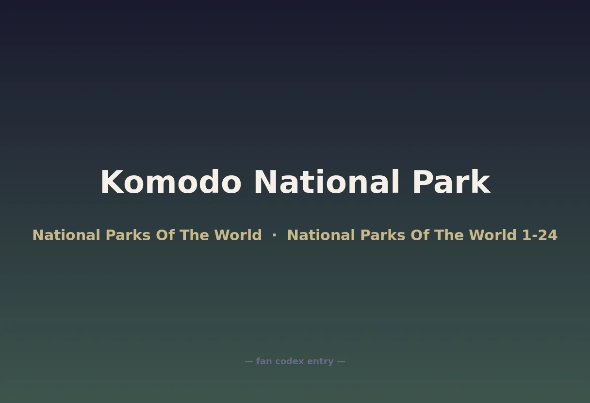 Komodo National Park