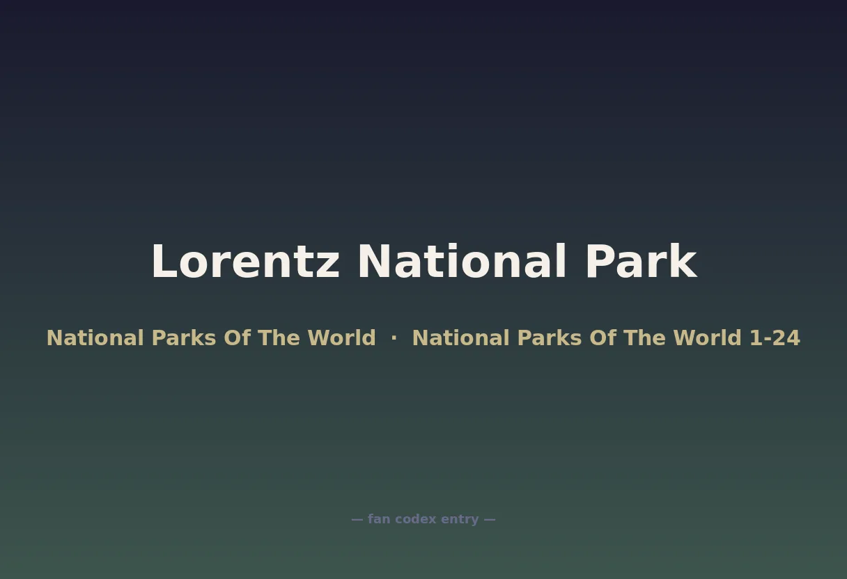 Lorentz National Park