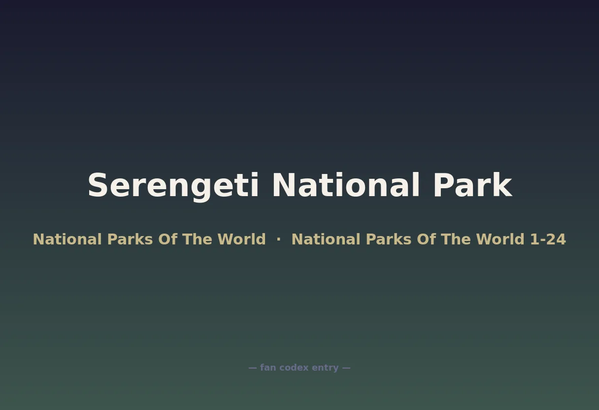 Serengeti National Park