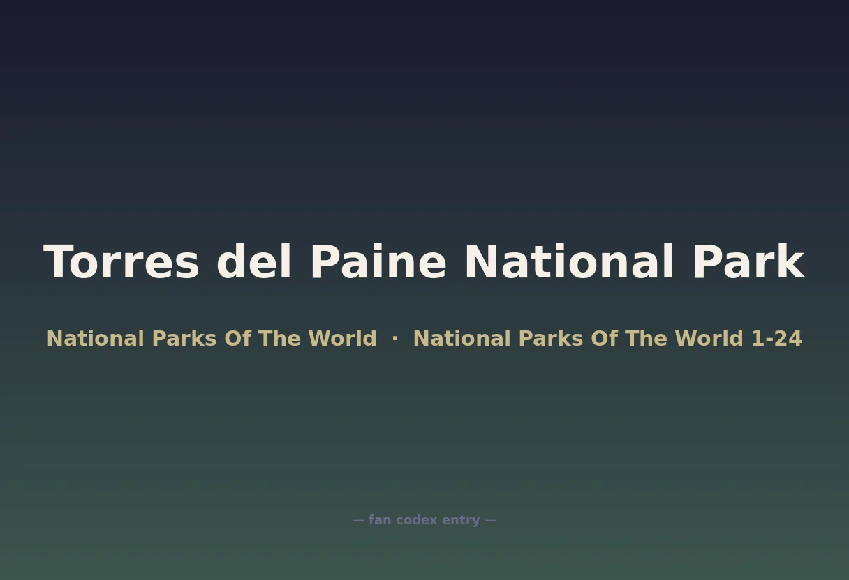 Torres del Paine National Park